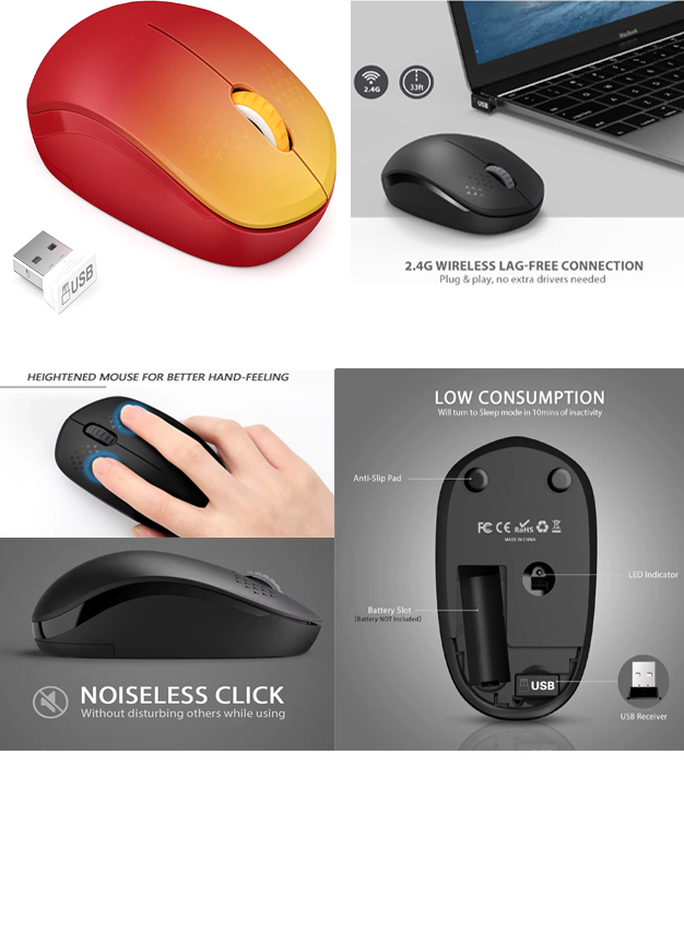iBank ® Wireless Mouse for Laptop, PC, Tablet, Computer and Mac 1