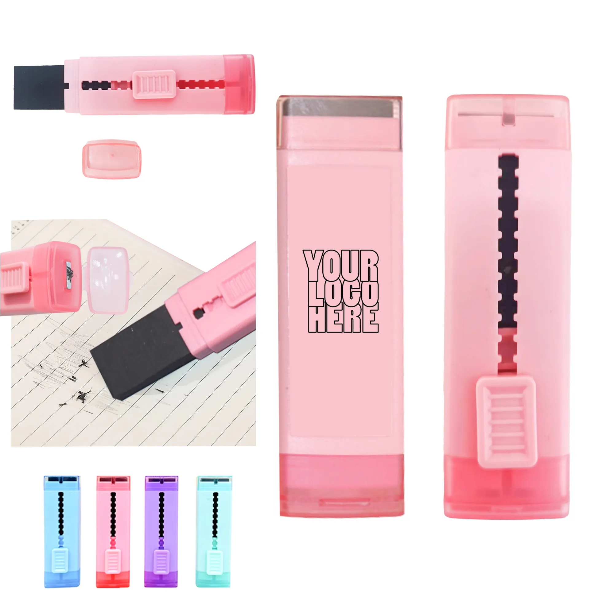 Creative Retractable Pencil Erasers