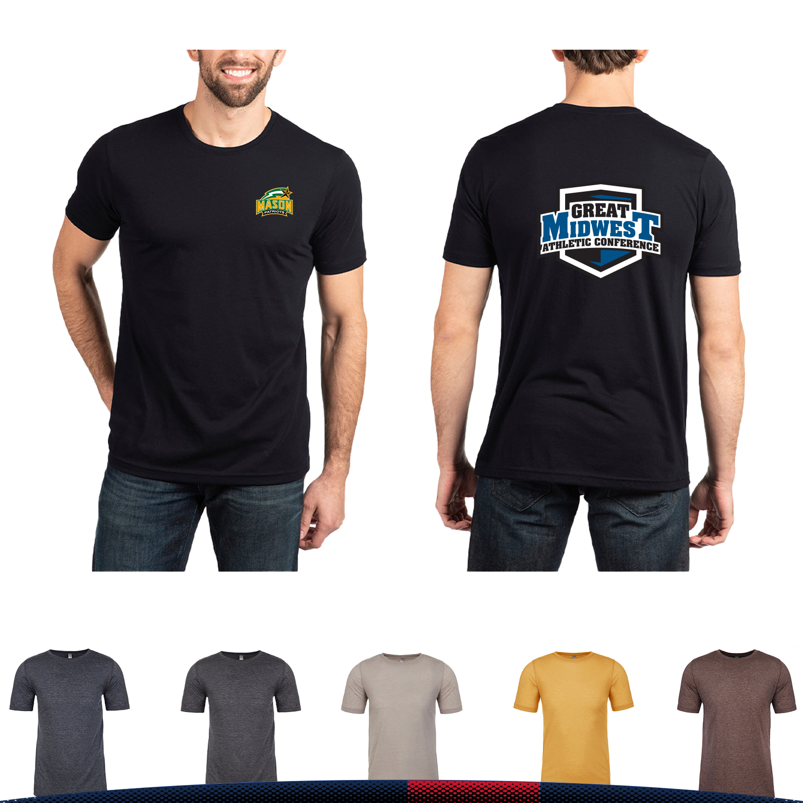Next Level® Polyester/Cotton Men's T-shirts 2