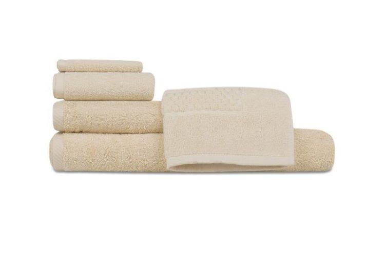 Sunny Lane Ecru Beige 100% Cotton Hand Towel 1