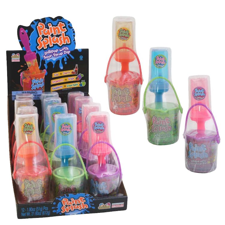 Lollipop with Sour Syrup Dip 1