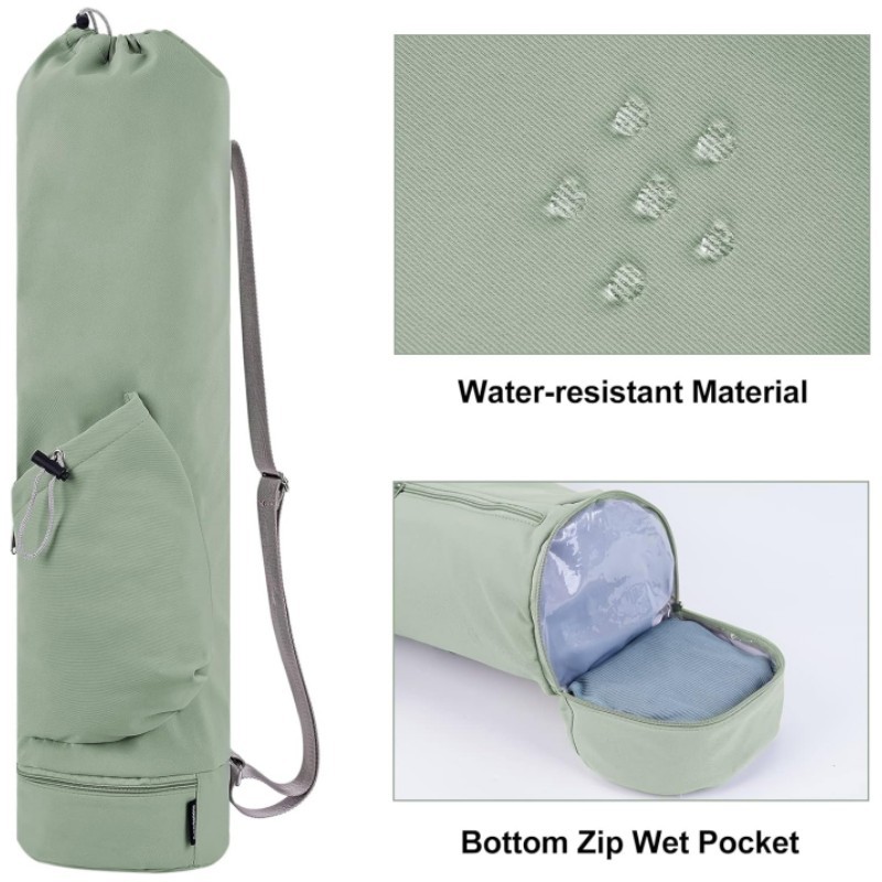 Yoga Mat Bag with Water Bottle Pocket 11