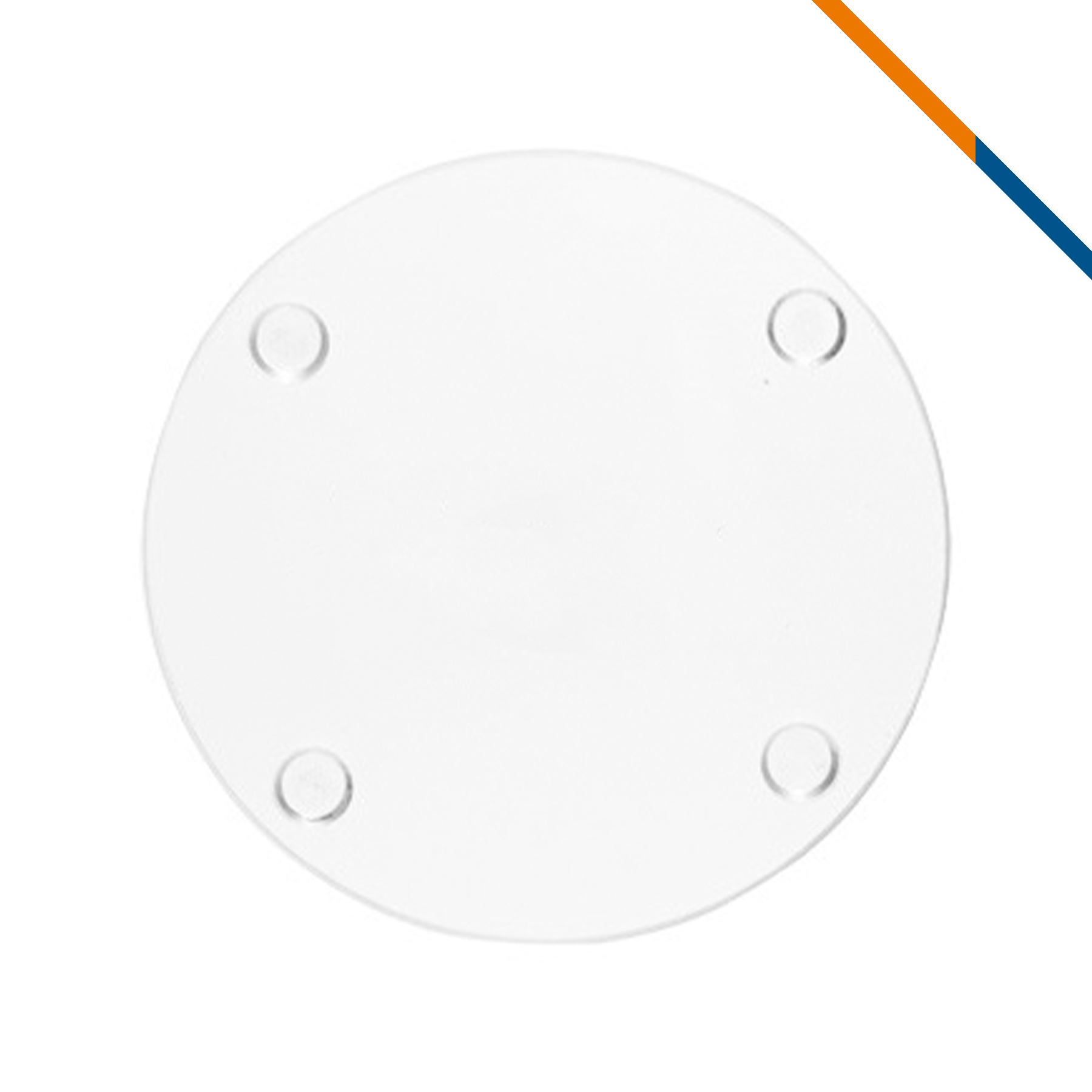 Calvile Round Glass Coaster 4