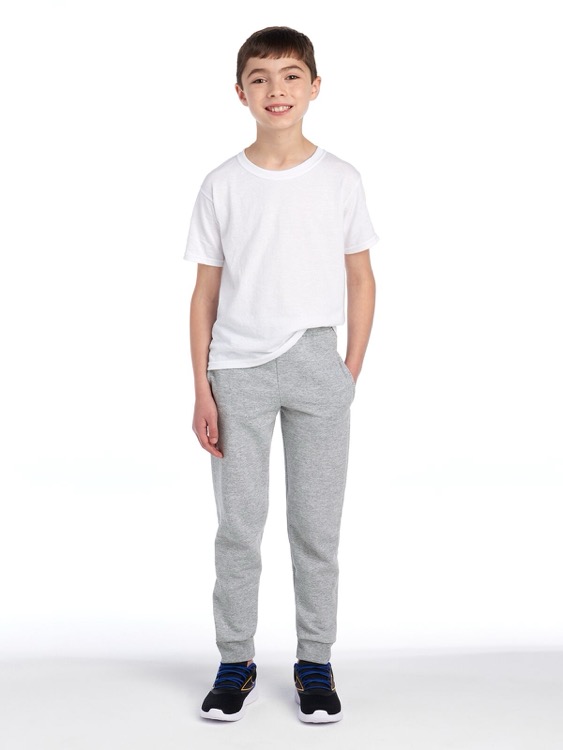 JERZEES NuBlend® Youth Pocketed Jogger Sweatpants 5
