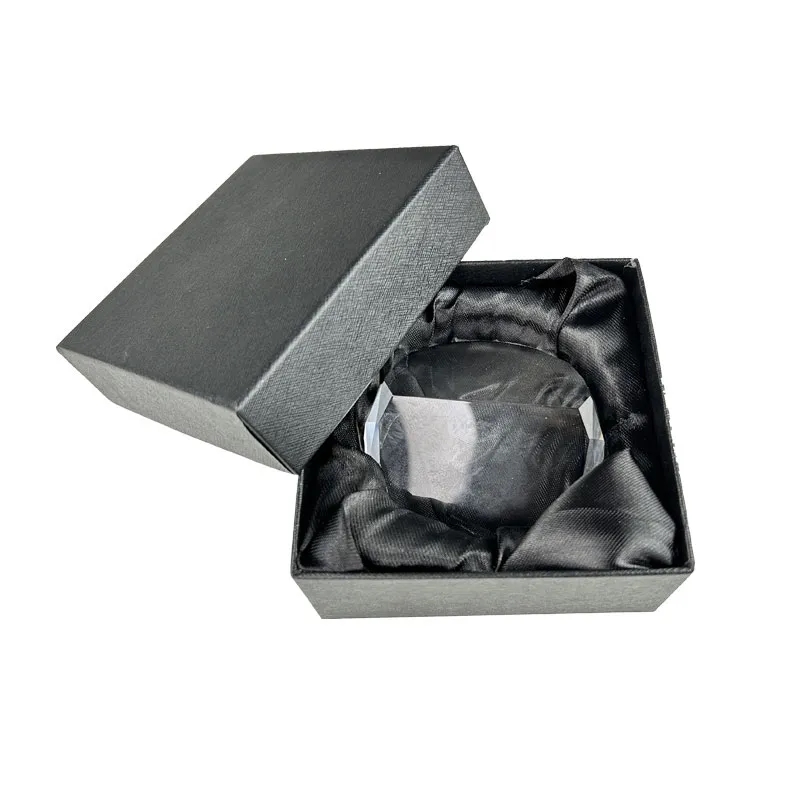 Custom Clear Crystal Paperweight 4