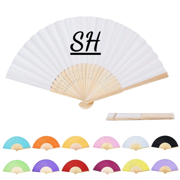 Paper Bamboo Folding Fan