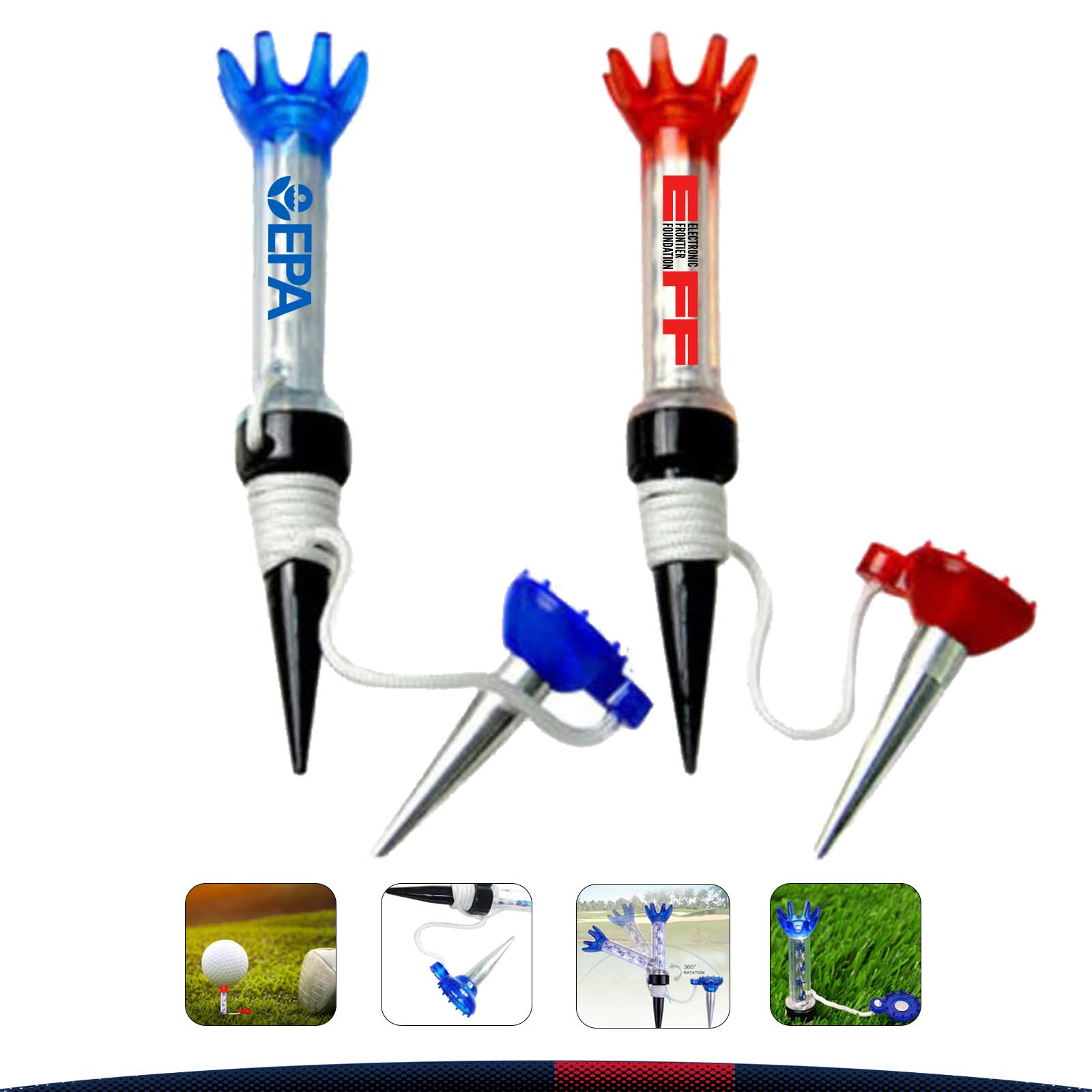 Reusable Magnetic Golf Tee 2