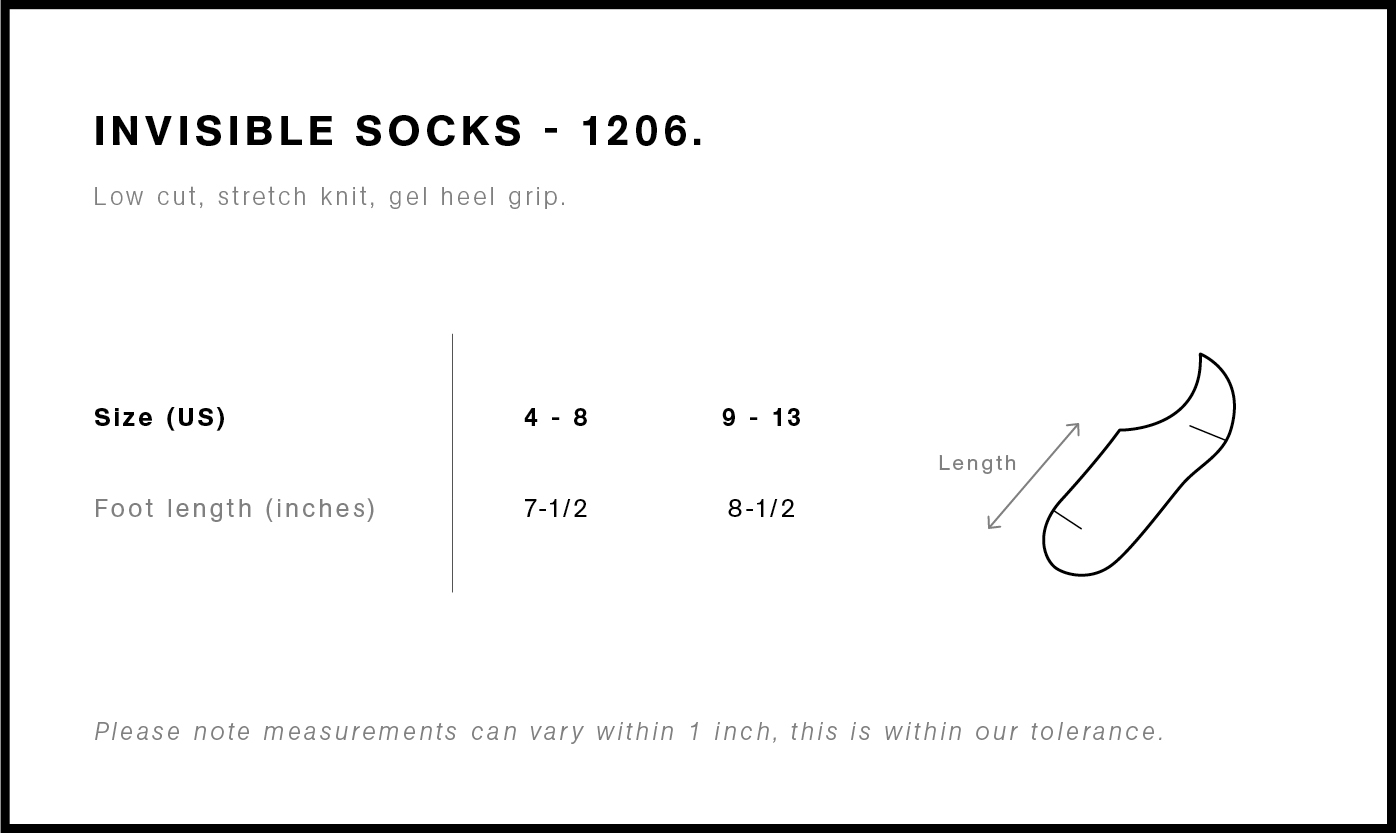 Invisible Socks (2 Pairs) | 1206 10