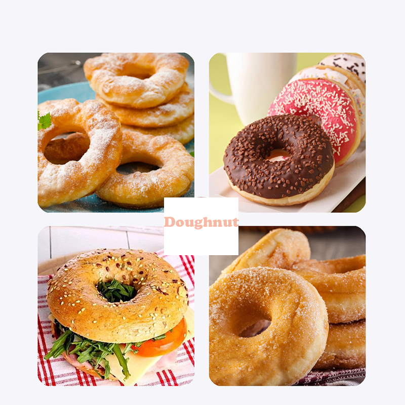 Non-Stick Silicone Donut Mold for 6 Donuts 2.95 Inch 29
