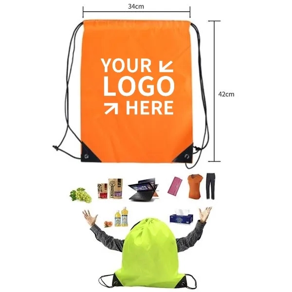 Polyester Sports Drawstring Backpack 2