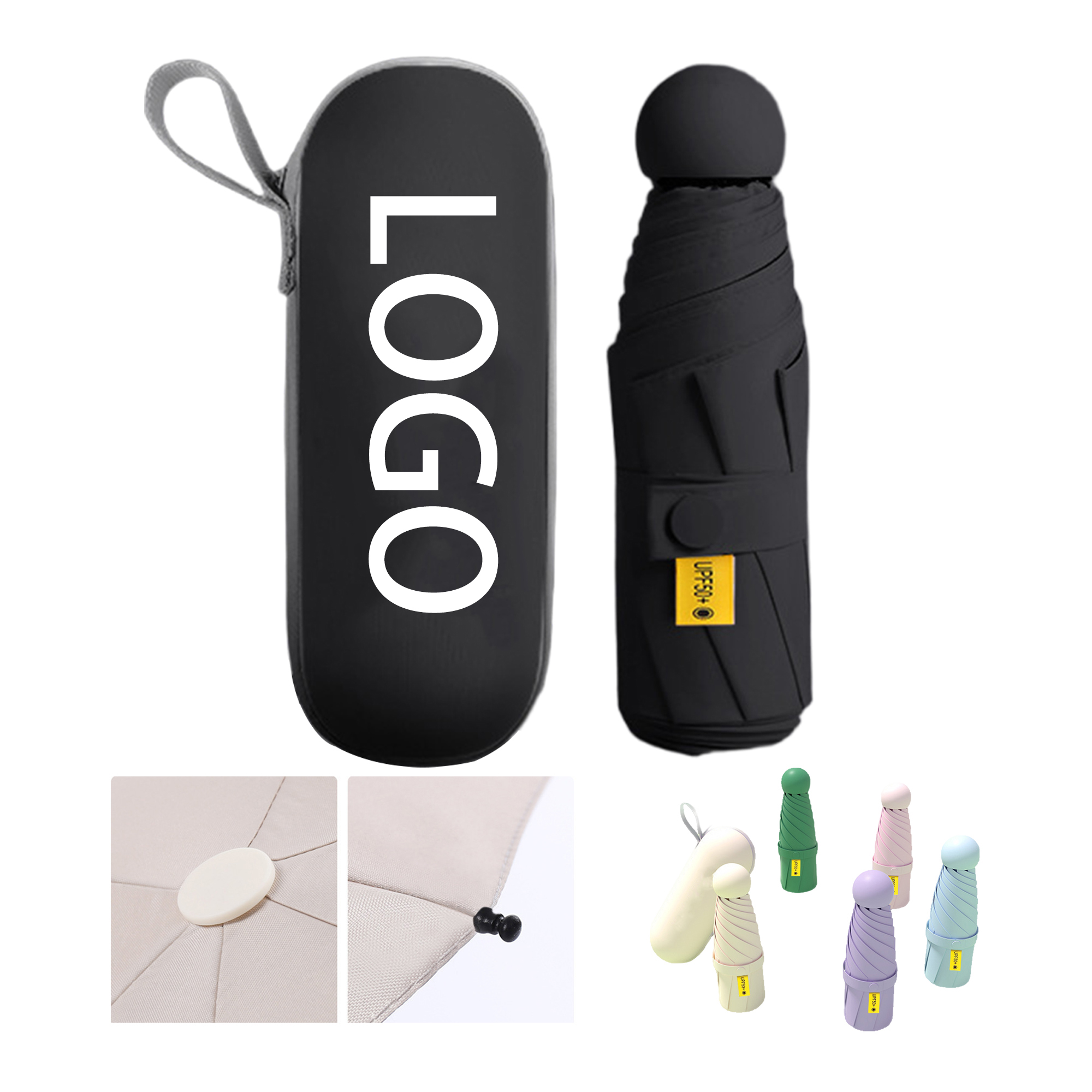 Tiny UV Blocking Travel Umbrella 2