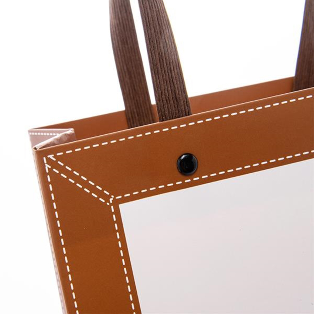 Custom Shopping Paper Ribbon Gift Sale Tote Bag 2