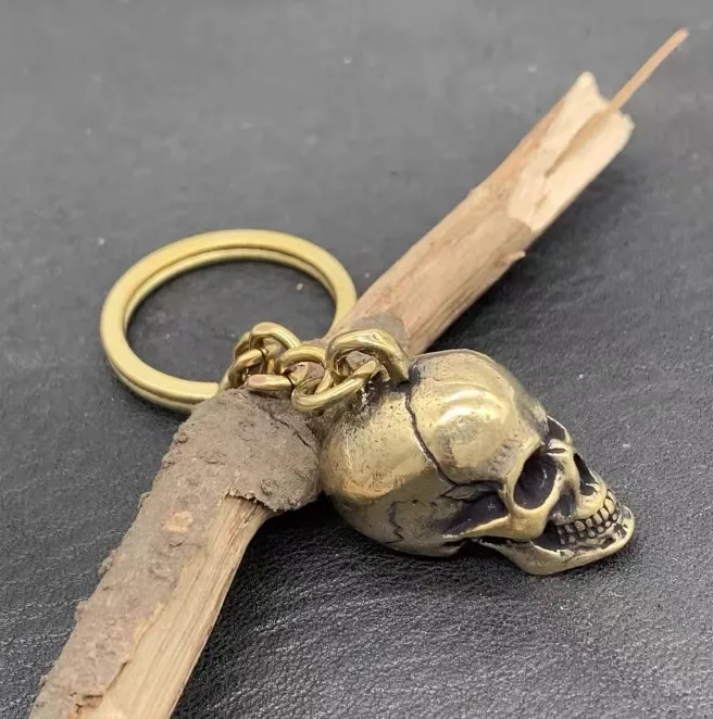Simulated Skull Keychain 4