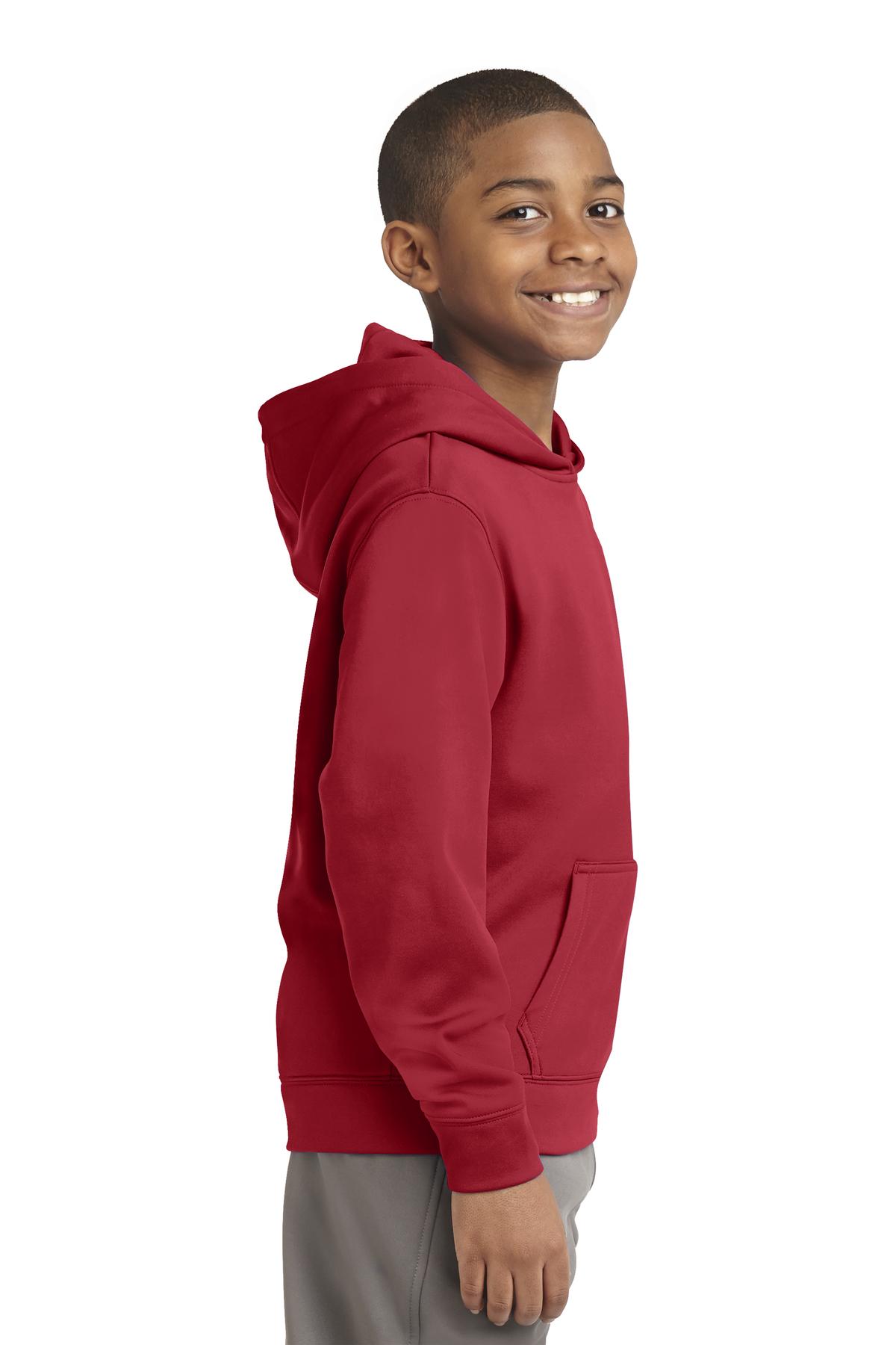 Sport-Tek® Youth Sport-Wick Fleece Hooded Pullover 3