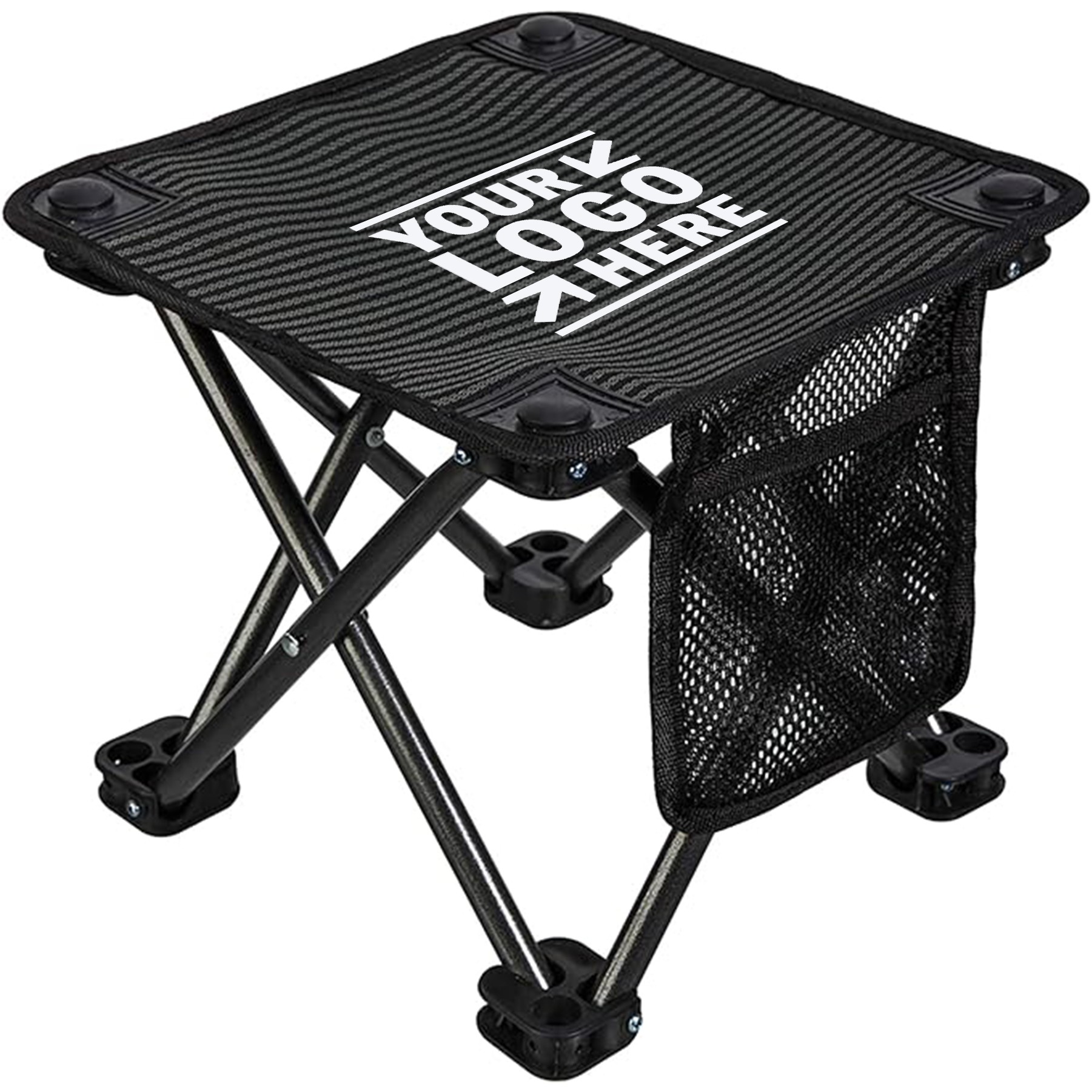 Outdoor Sport Backpacking Lightweight Portable Compact Small Camping Folding Stool With Pocket 3