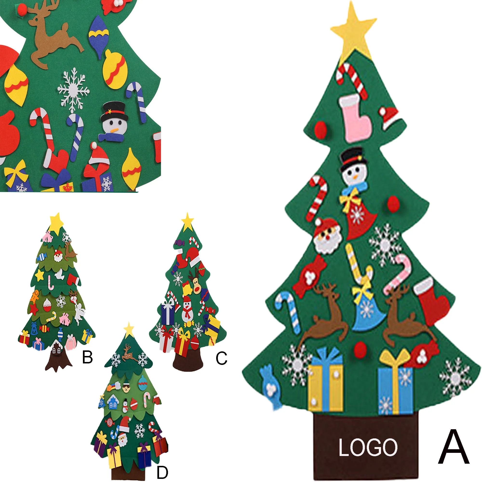 Spot Felt Christmas Tree