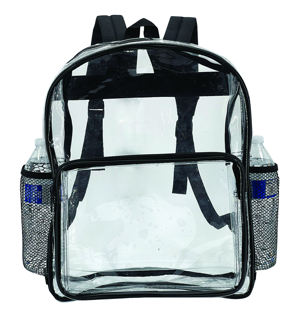 Clear Backpack with Two Sides Mesh Pocket 3
