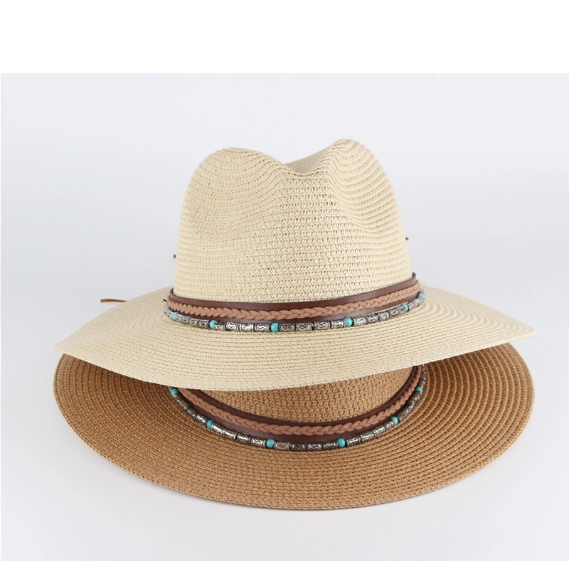 Gambler Straw Hat Skimmer Boater 6