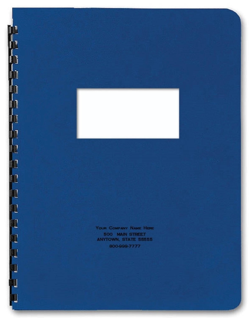 Cover - Report, Punch & Bind With Window 12
