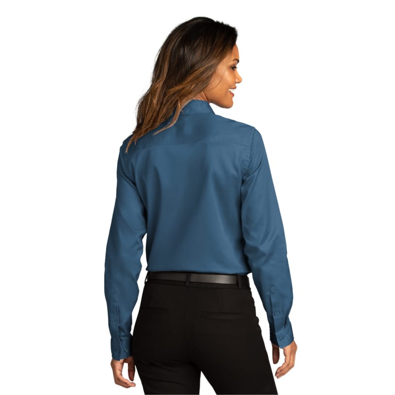 Port Authority Ladies Long Sleeve SuperPro React Twill Shirt. 113