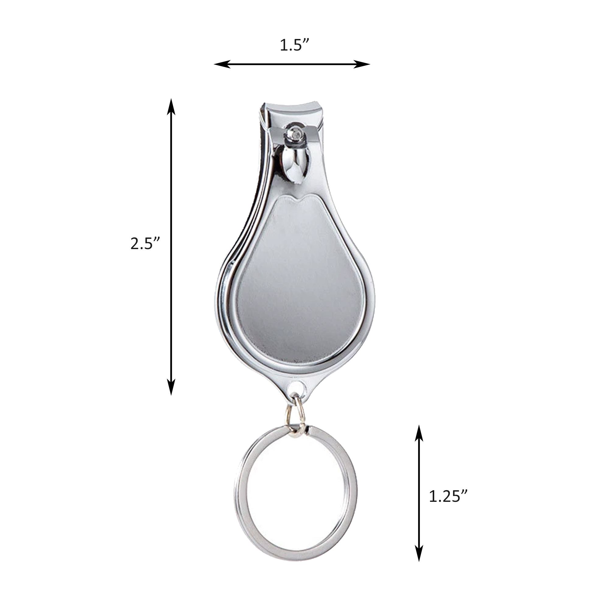 Full Color 3 in 1 Keychain Tool Bottle Opener Nail Clipper 3