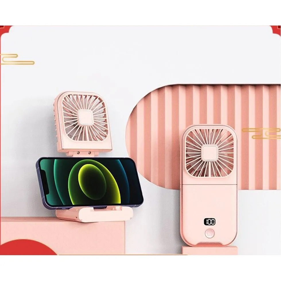 Rechargeable Portable Fan Phone Holder 7