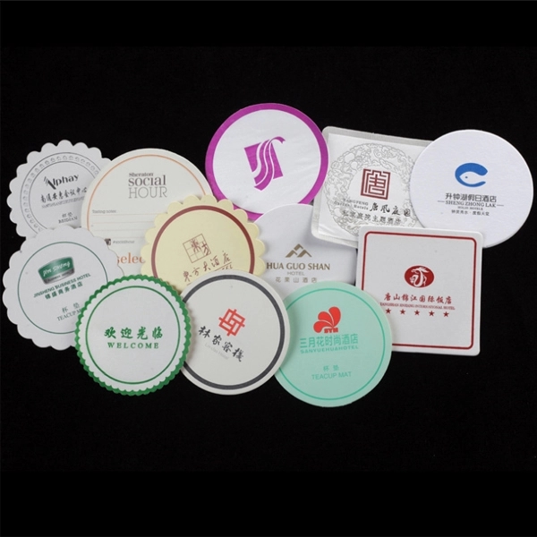 Printed Tissue Cocktail Coasters 3