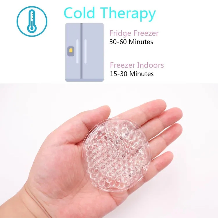 Transparent Round Ice Pack - Small Multi-Color Cooling Gel 3