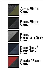 Camo Flat Bill Snapback Cap