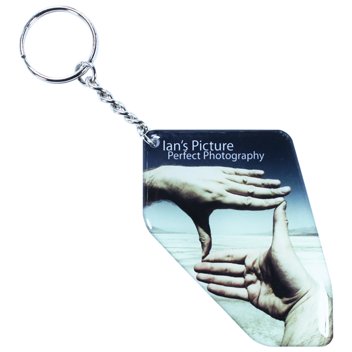 Key Chain / Tag, custom single sided imprint from 3.1 - 4 Sq. In. 3