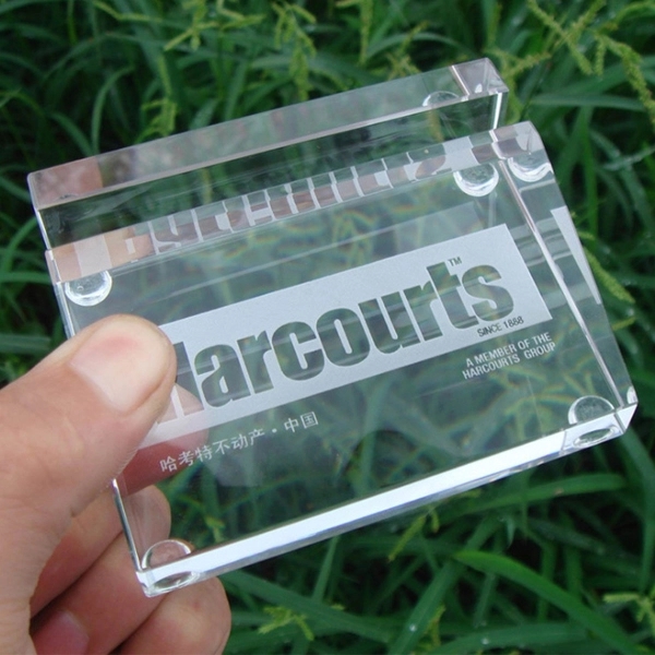 Promotional 3D Crystal Business Card Holders 3