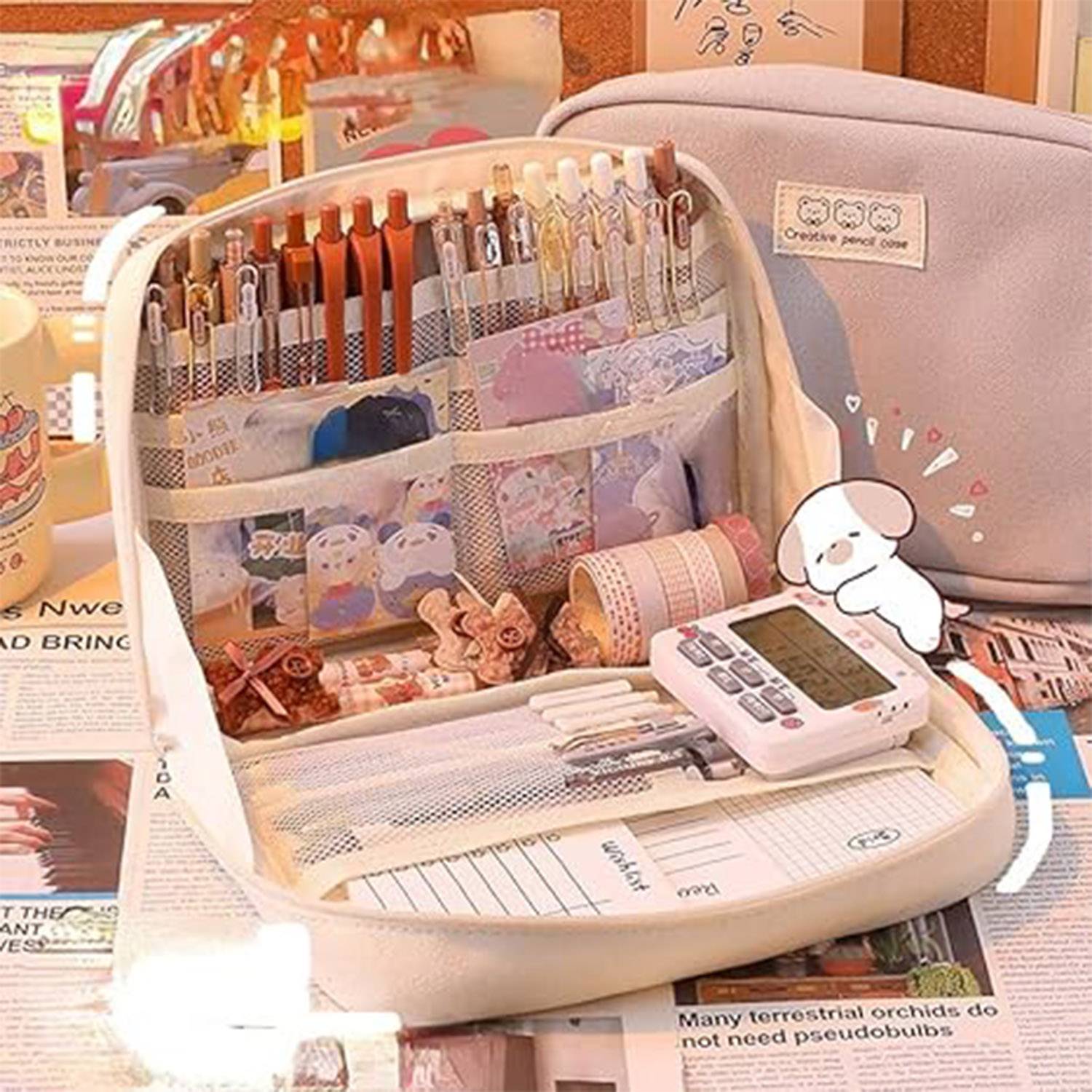 Large Capacity Multifunction Pencil Bag 5