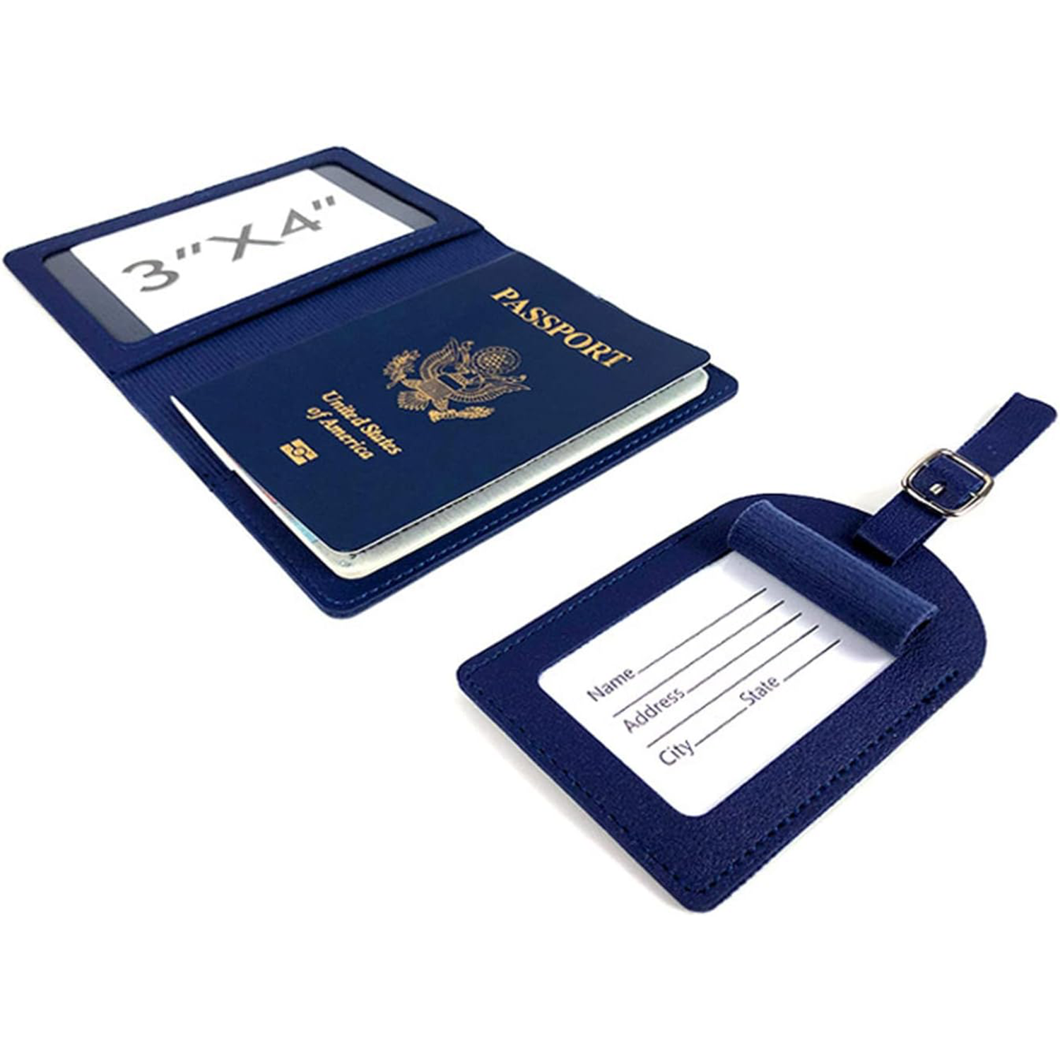 Pu Leather Passport Set 5