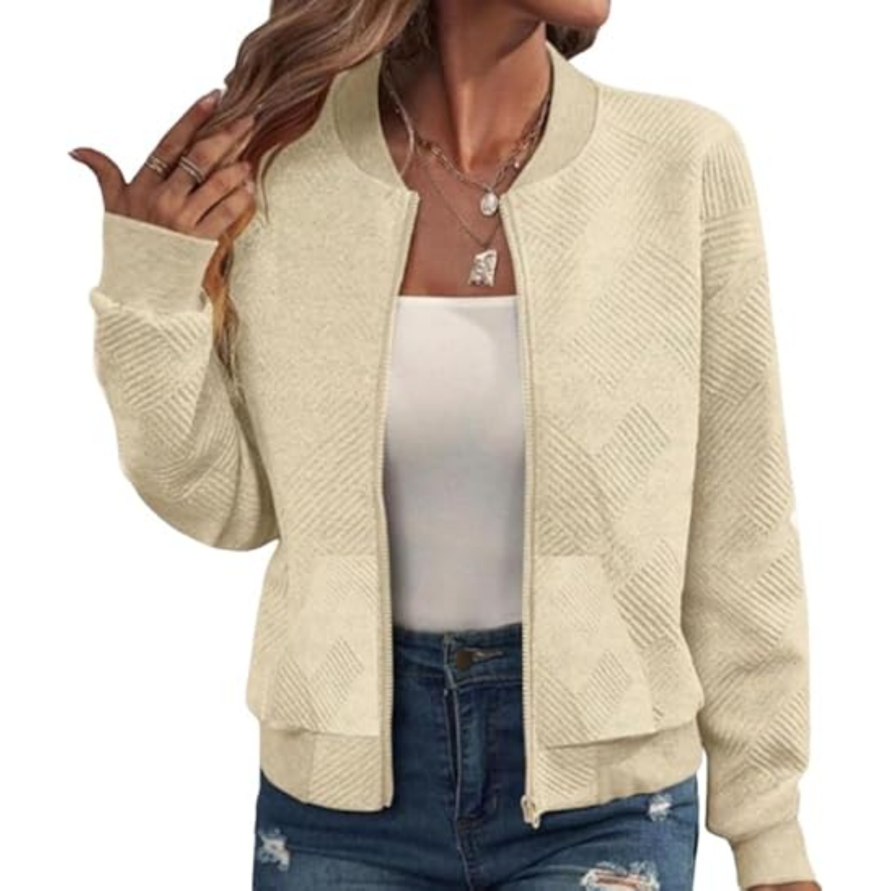 Women Zip Up Sweatshirt 4