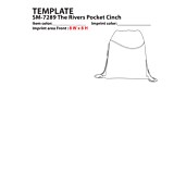 Rivers Non-Woven Drawstring Bag 54