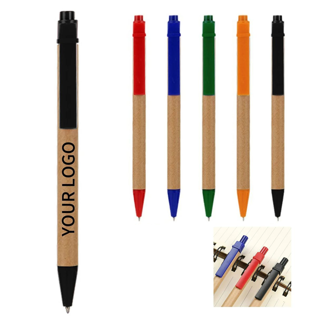 Colorful Bamboo Pen with 1mm Ink Refill 1