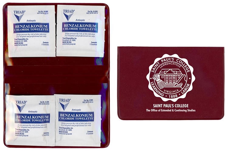 Hand Sanitizer BZK Towelette Kit 8