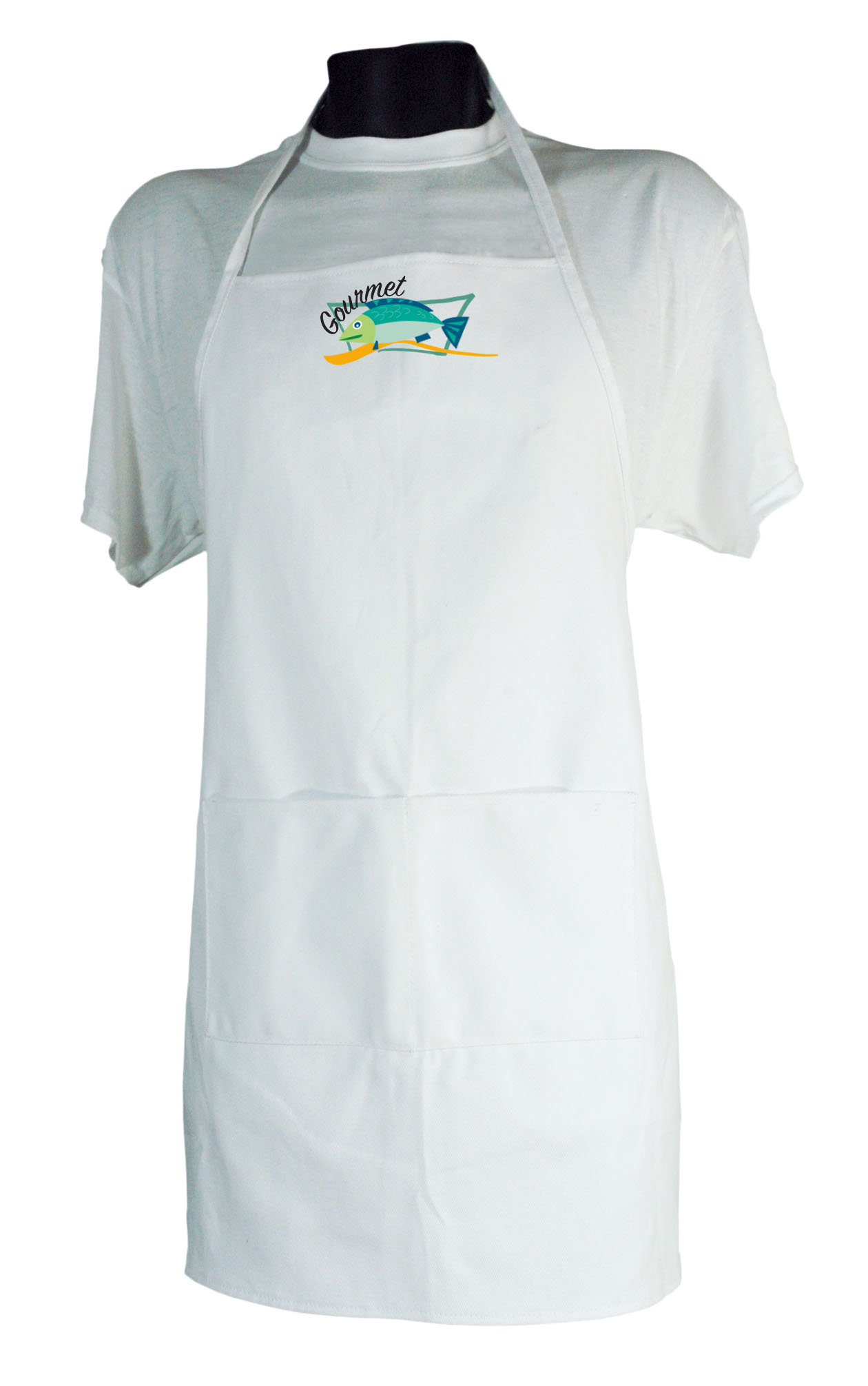 Heavy Cotton Bib Apron With Pockets 2
