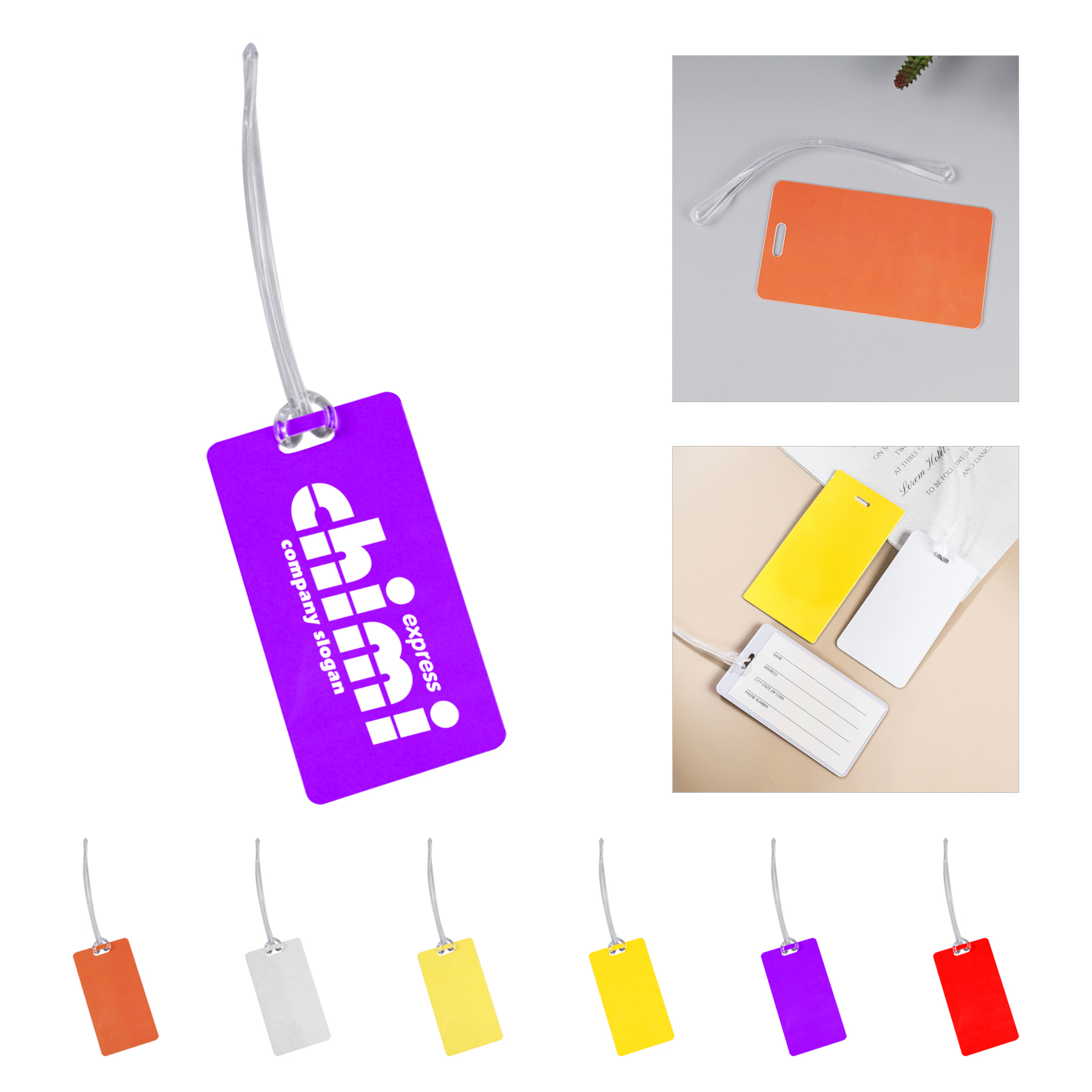 Hard Paper Luggage Tag 2