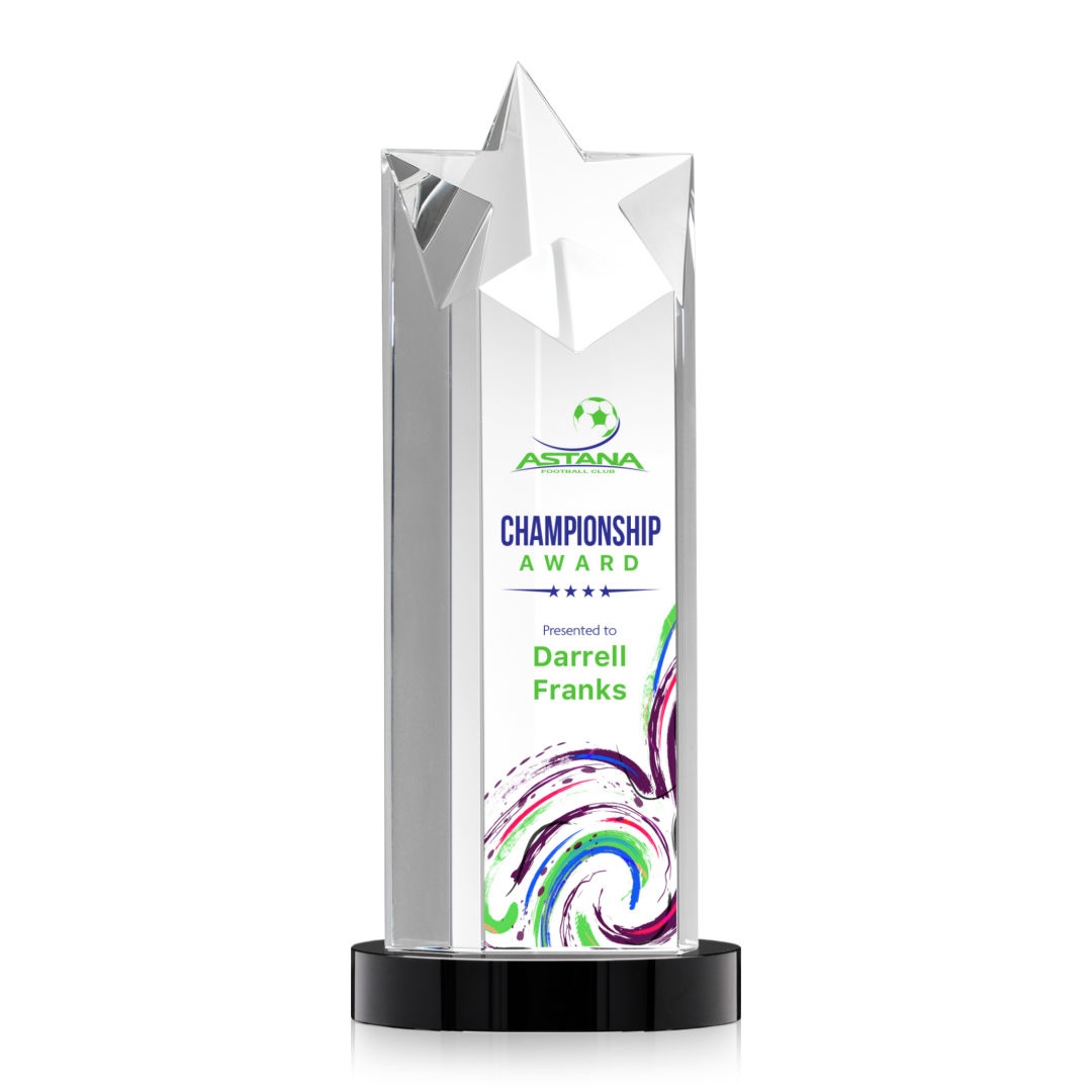 Berkeley VividPrint™ Award on Condor Base - Black 8