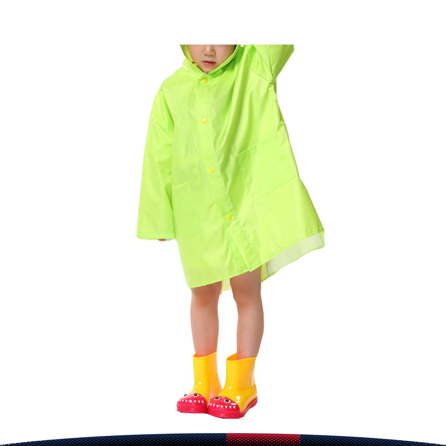 Kids Dinosaur Raincoat 6