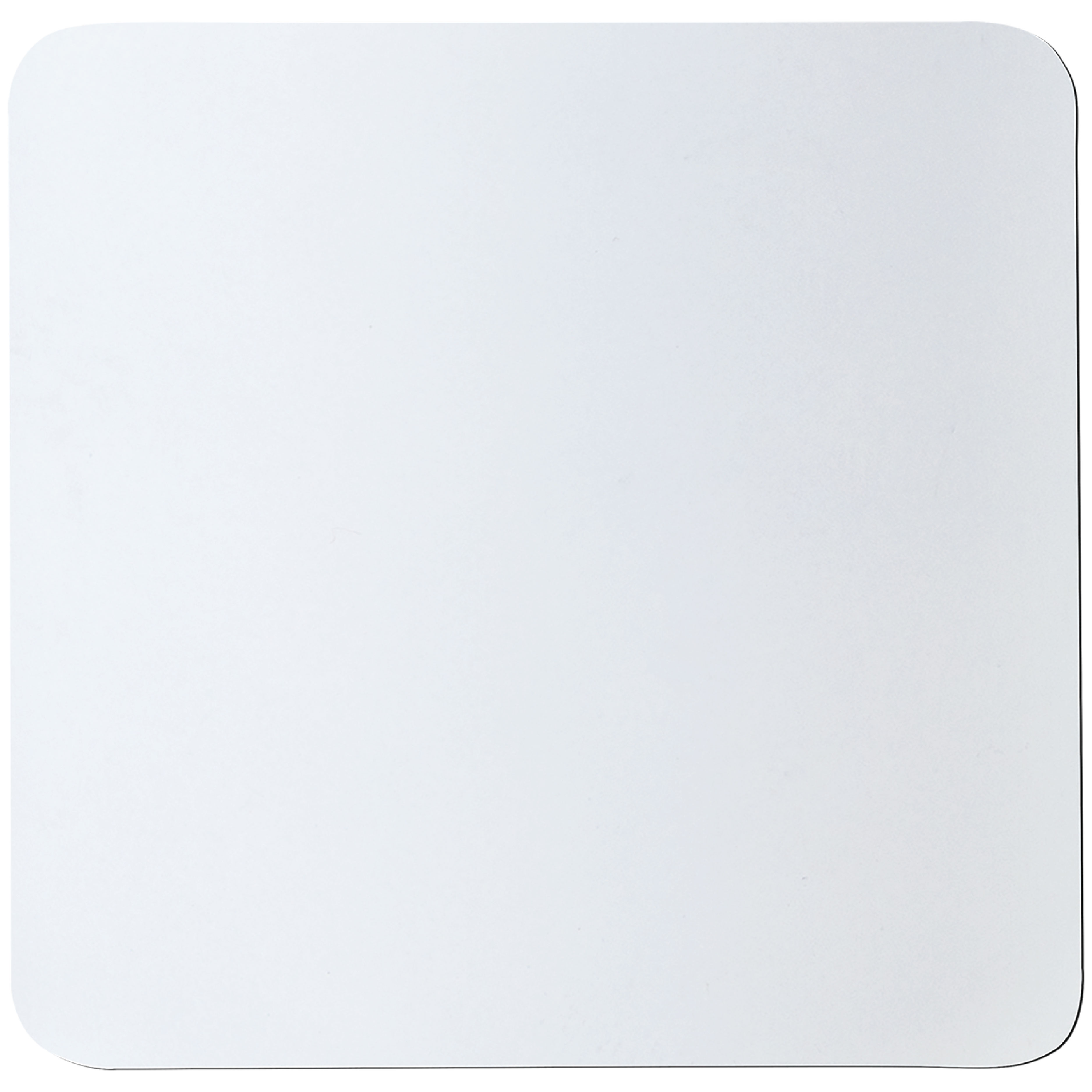 3" White Square Silicone Coaster 3