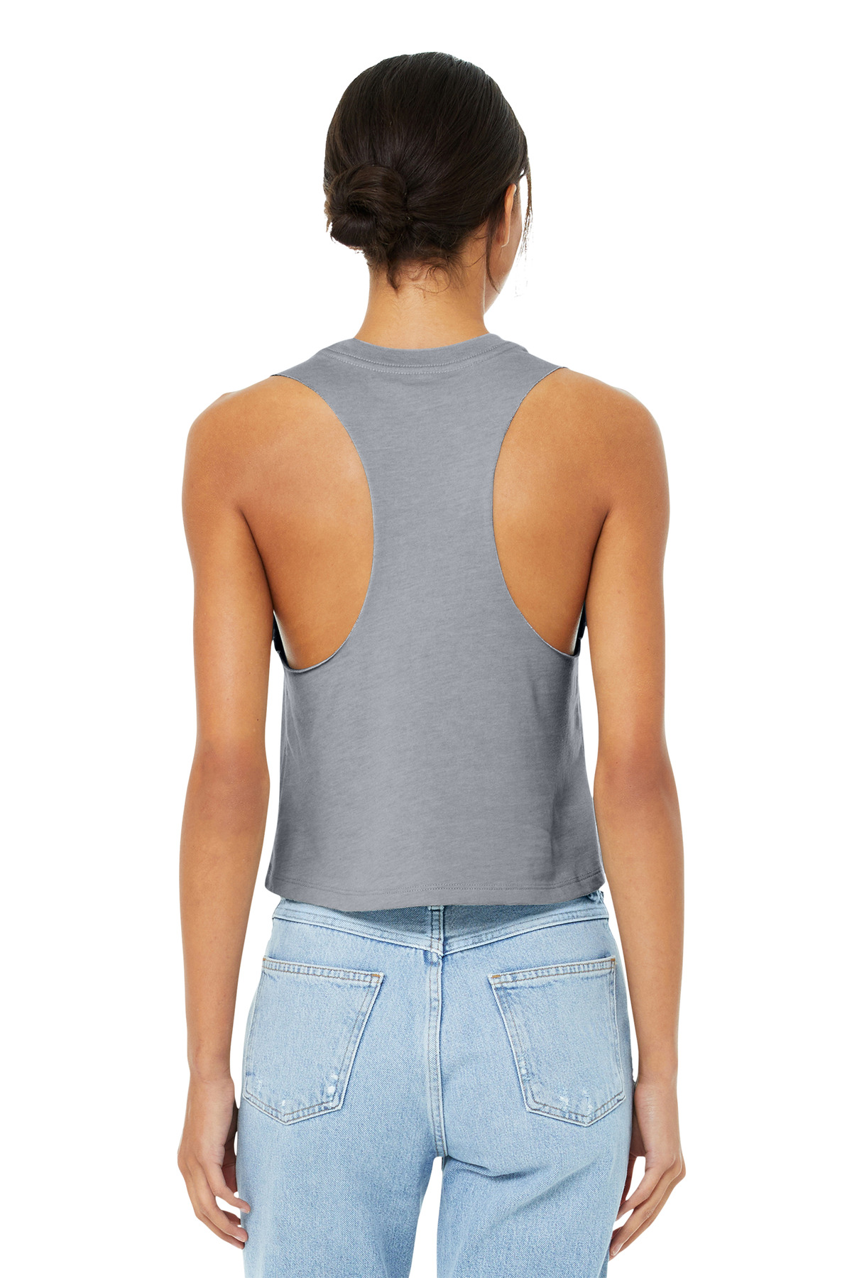 BELLA+CANVAS Women's Racerback Cropped Tank. BC6682 47