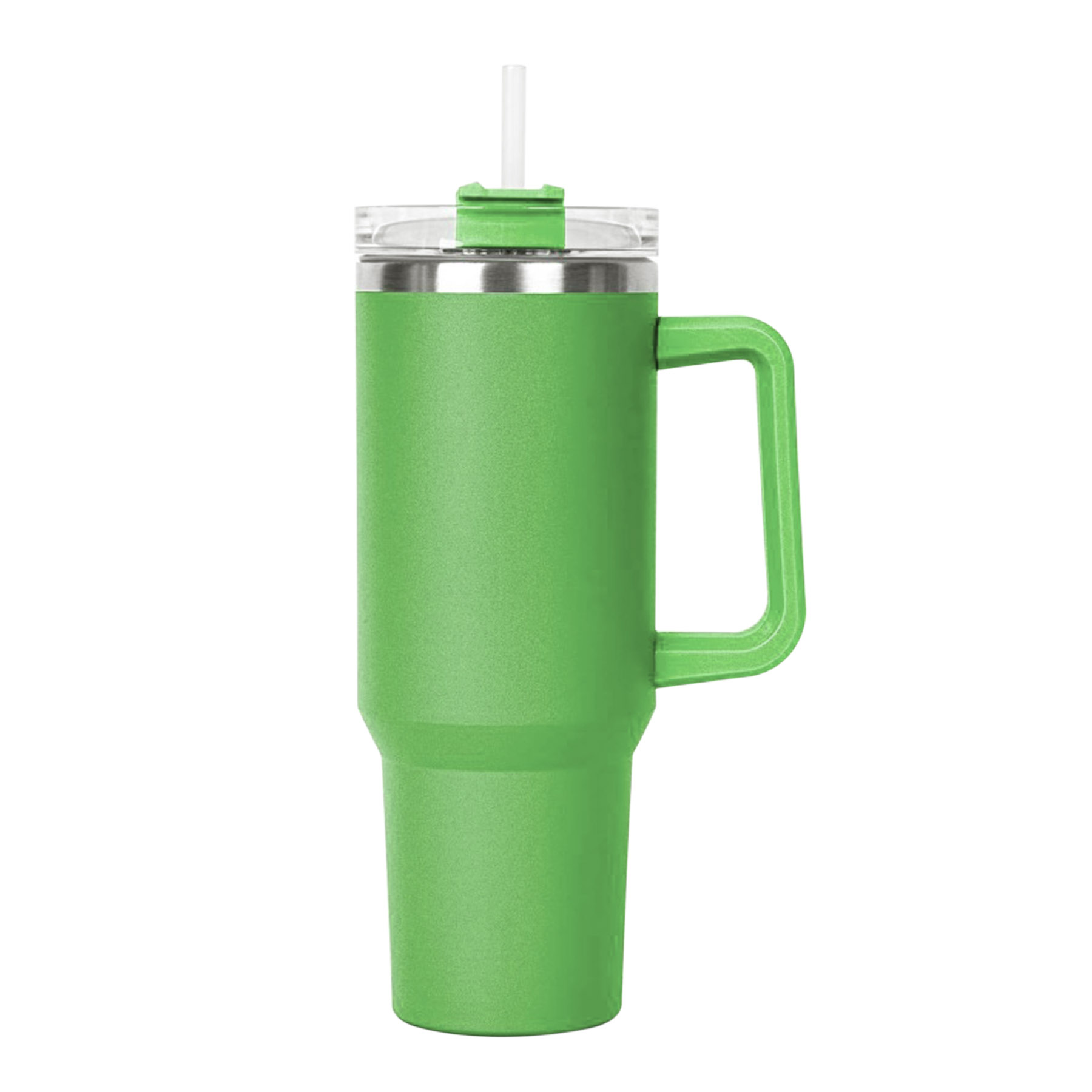 40 OZ. S/S Travel Handle Mug w/ Twist Closure Straw Lid 5
