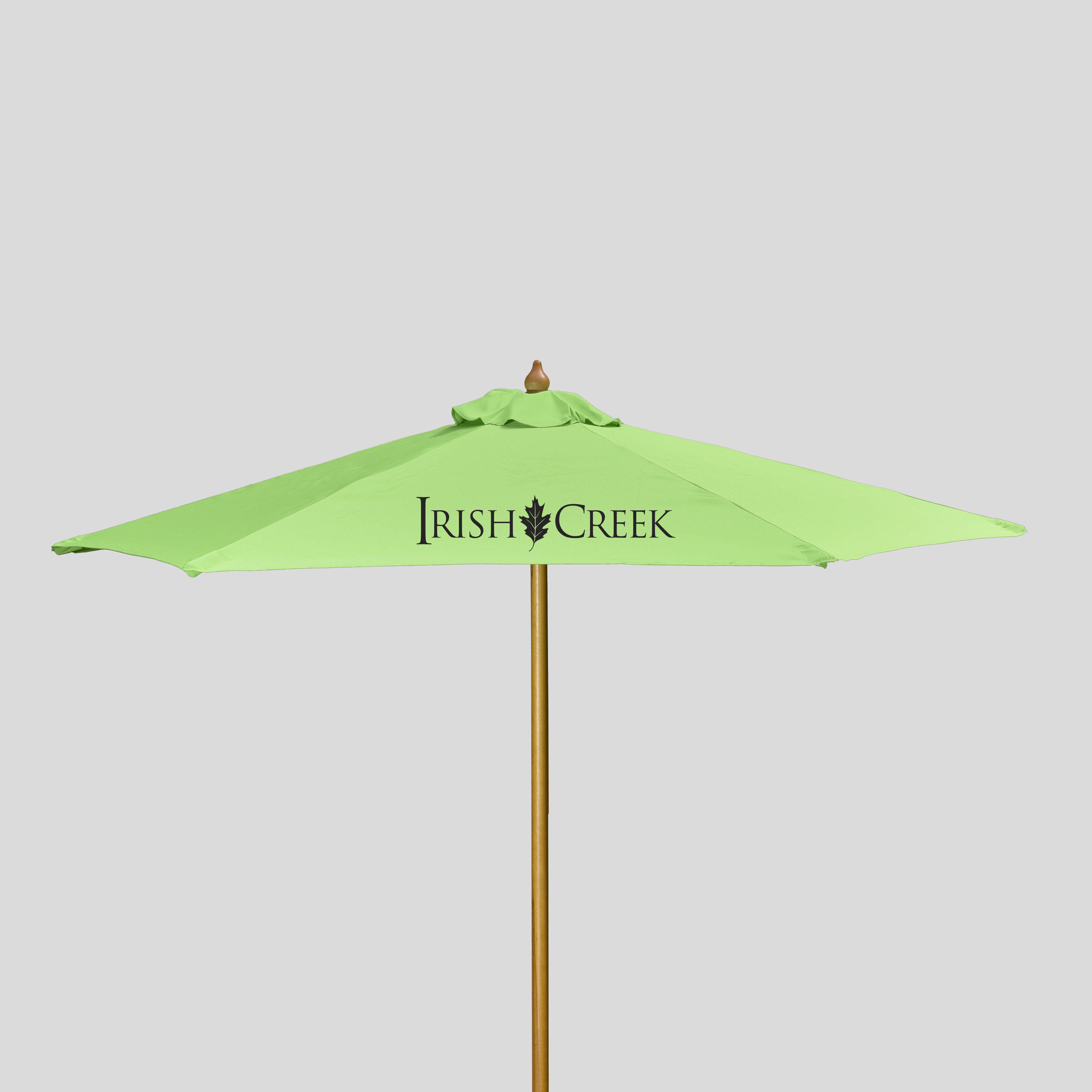 7' Wood Market Umbrella