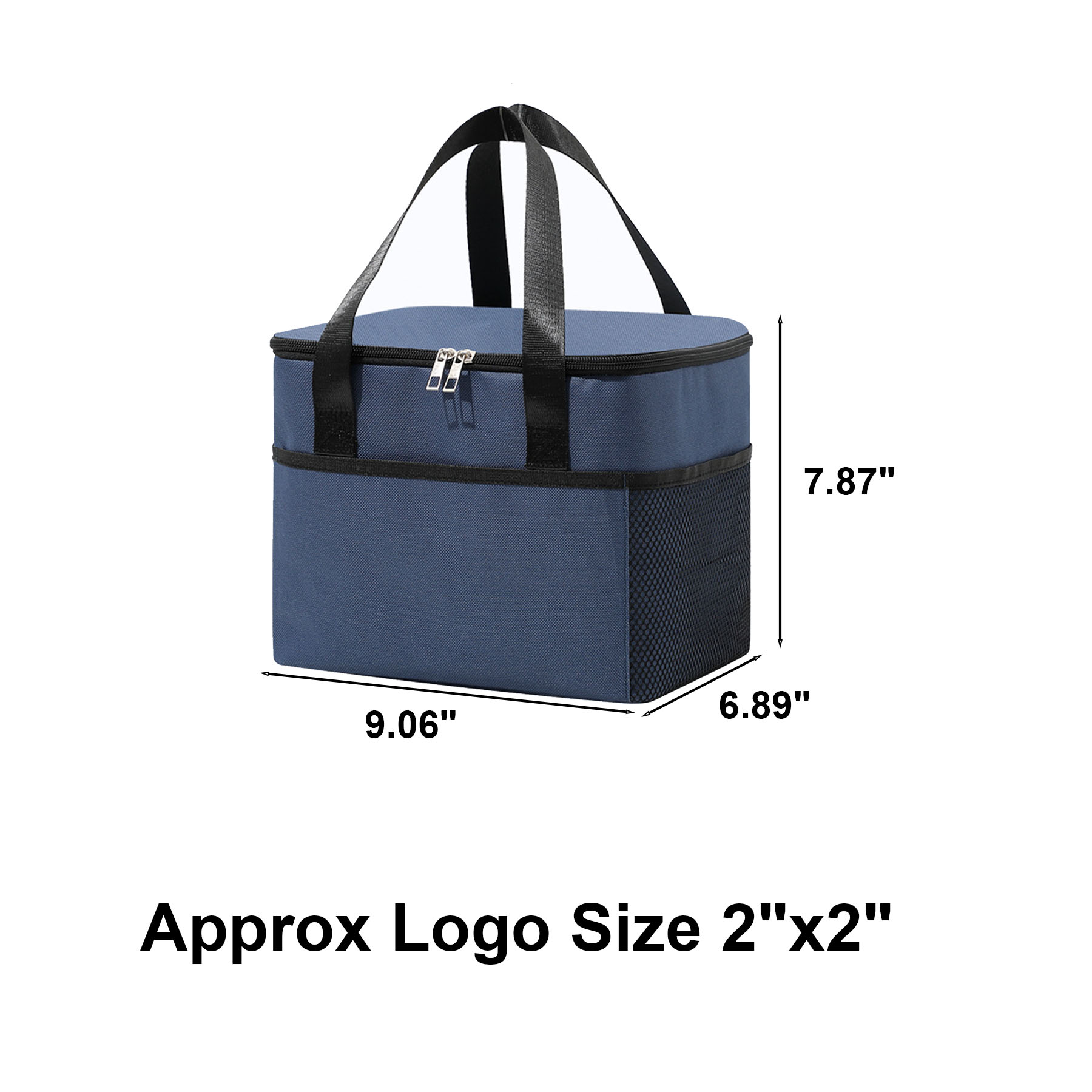 Insulated Lunch Bag With Handle And Pocket 2
