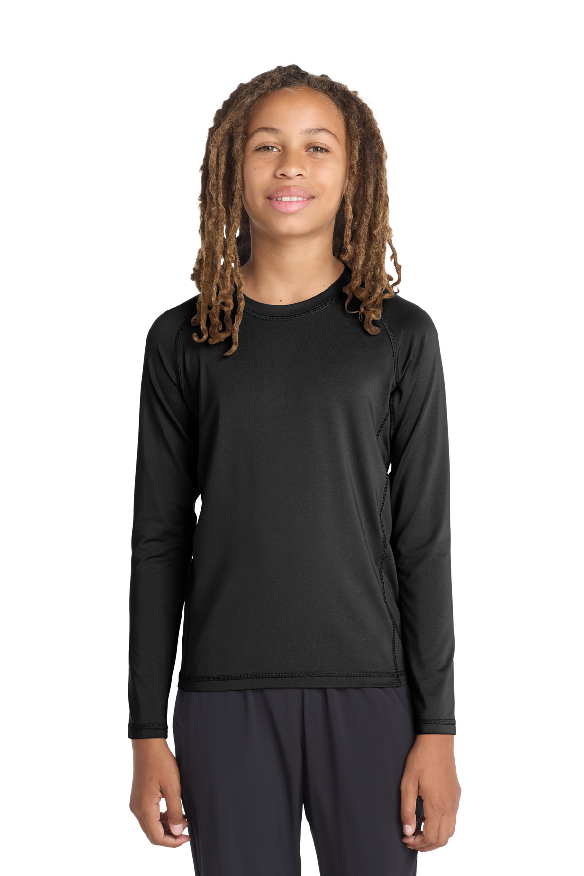 Sport-Tek Youth Long Sleeve Rashguard Tee. YST470LS 31