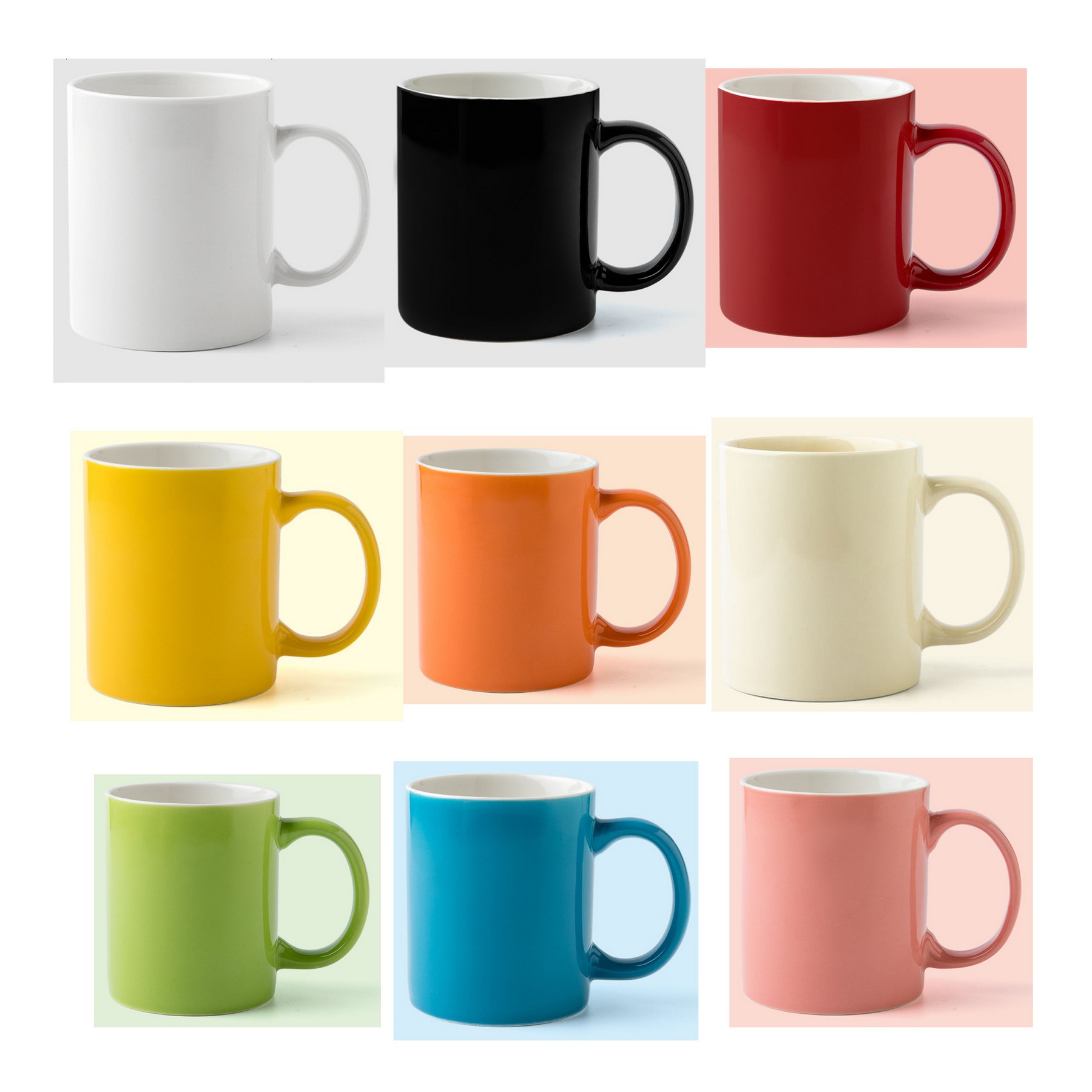 11Oz Ceramic Coffee Mugs 2