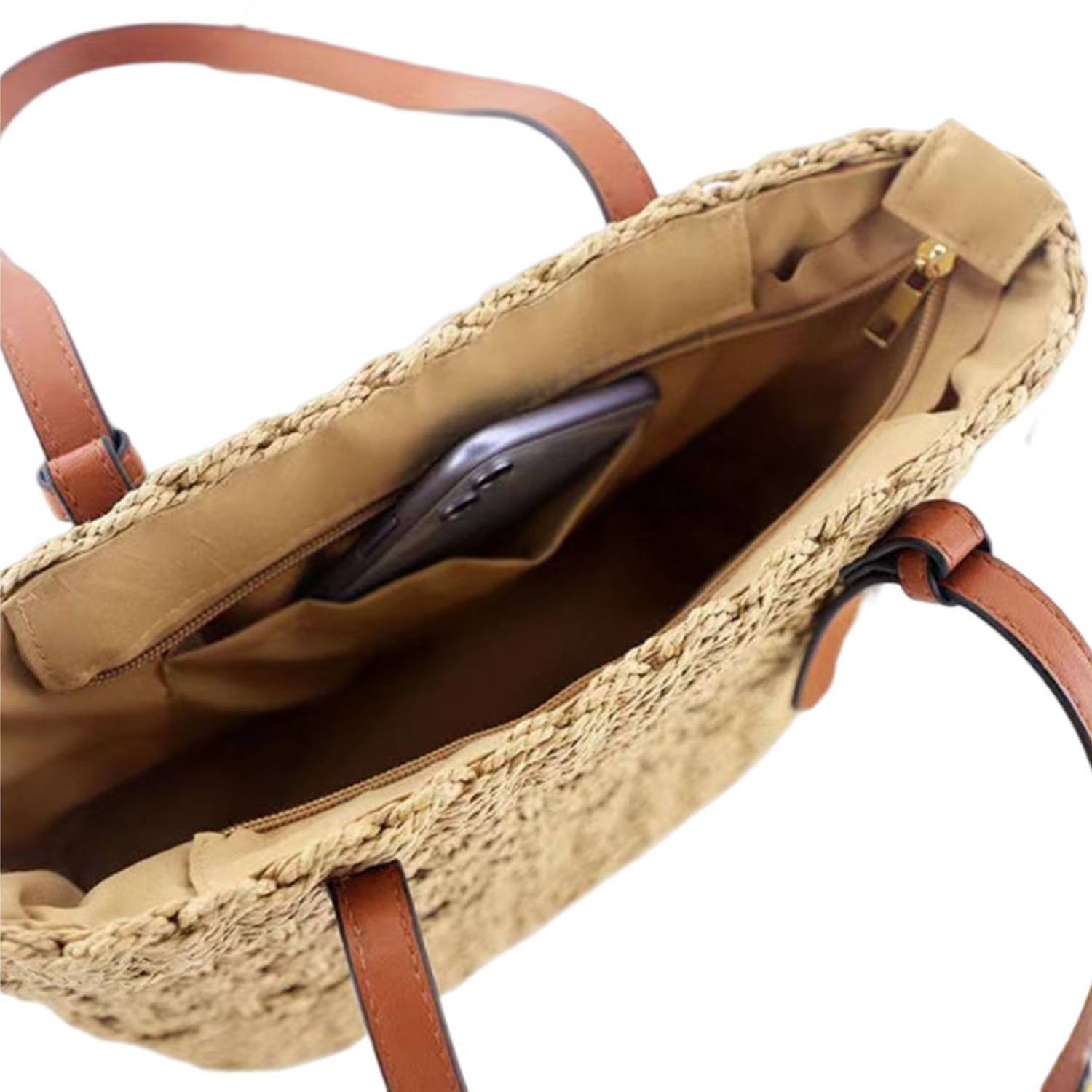 Fashion weaving tote bag 6