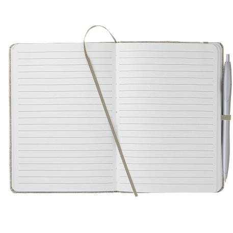 FSC® Mix 5" x 7" Recycled Cotton Bound Notebook 51